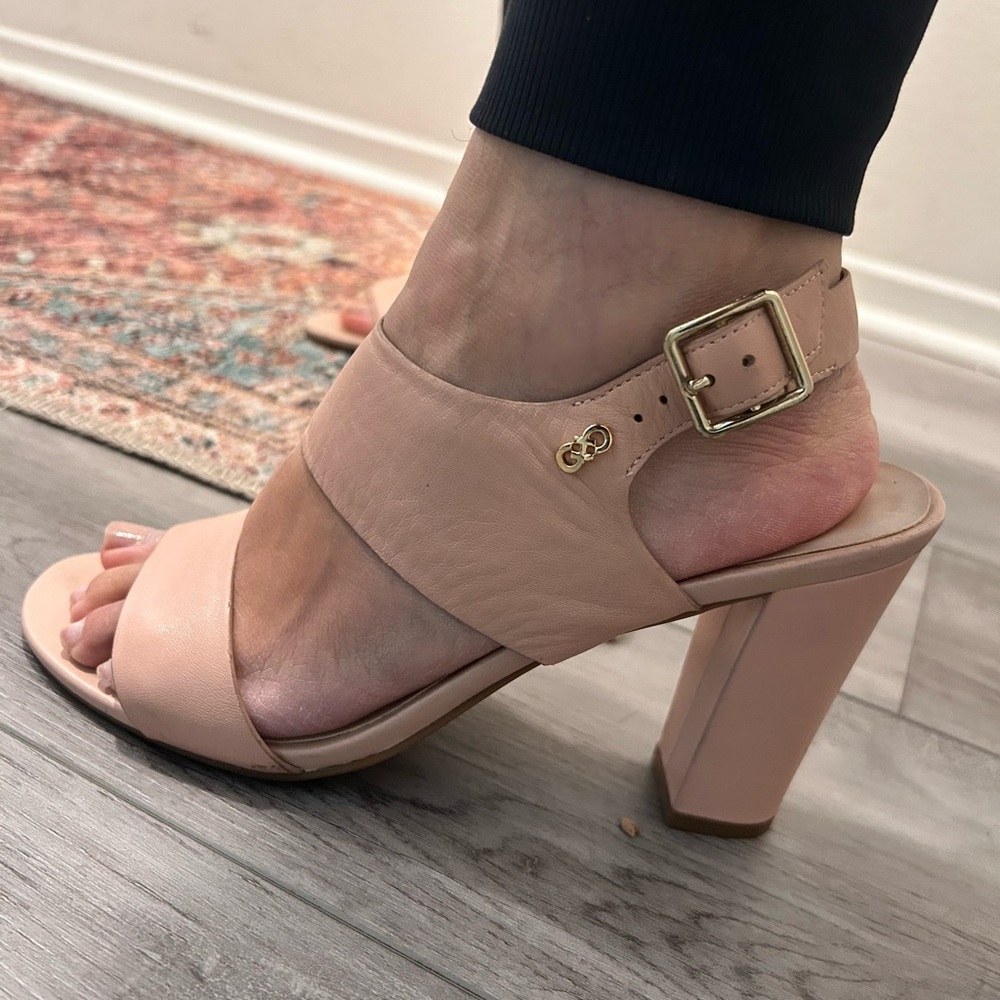 Cole Haan Nude strap heel sandal